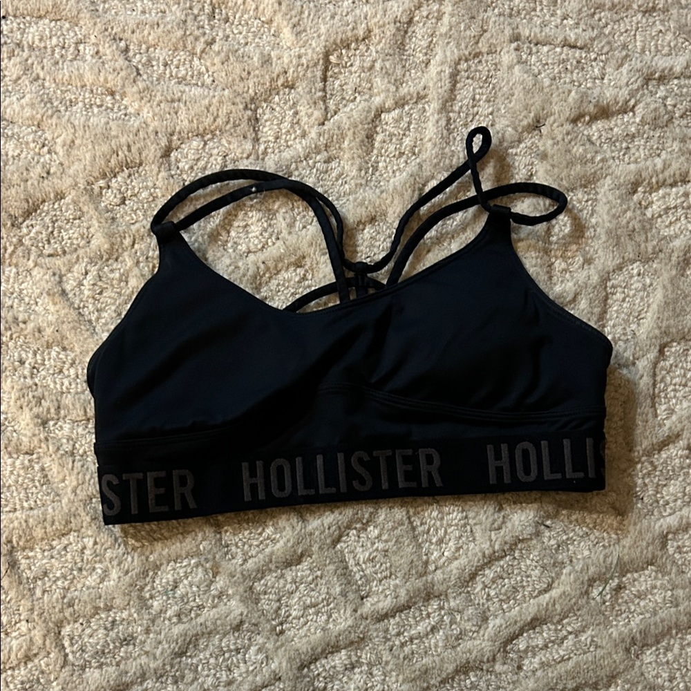 Hollister Midnight Strappy Sports Bra